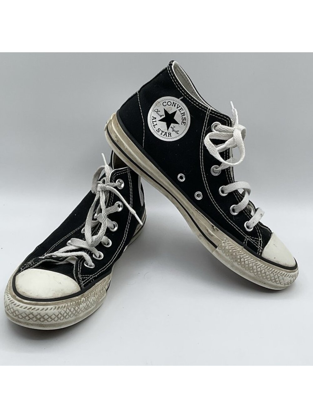 Converse Chuck Taylor All Star High Top Black White Sneakers Men’s 6 Women’s 8